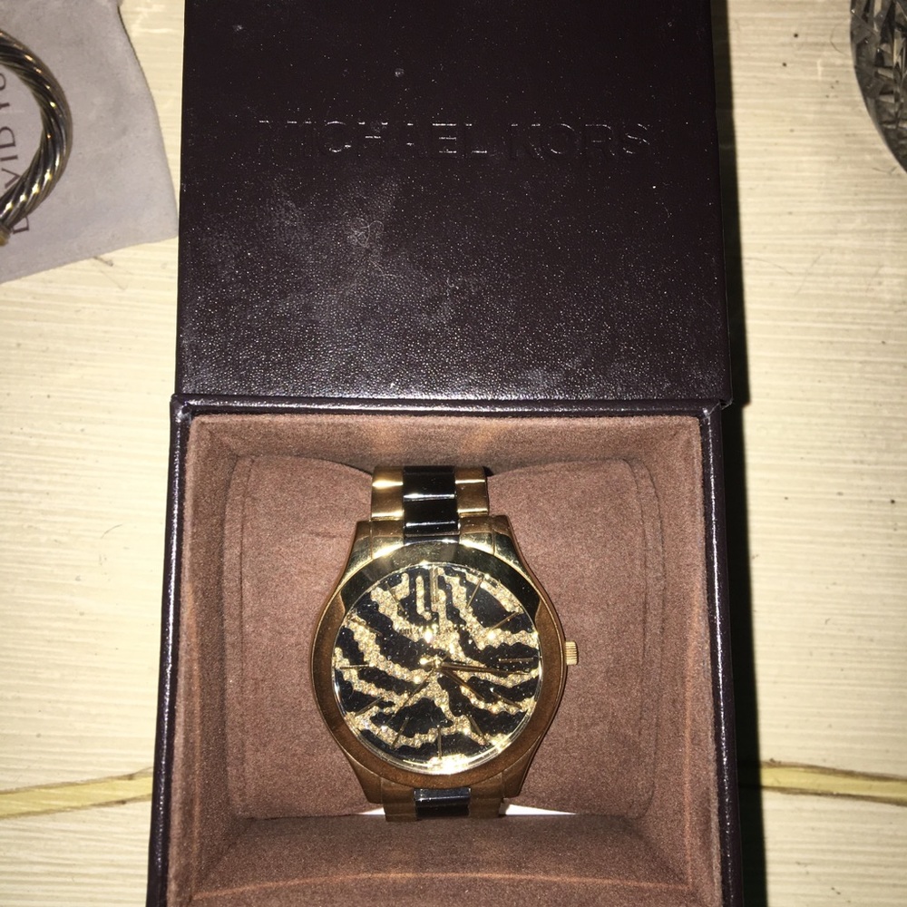 Zebra Michael Kors watch